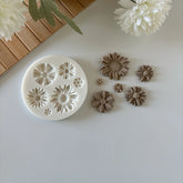 6-Piece Daisy Set Silicone Mold